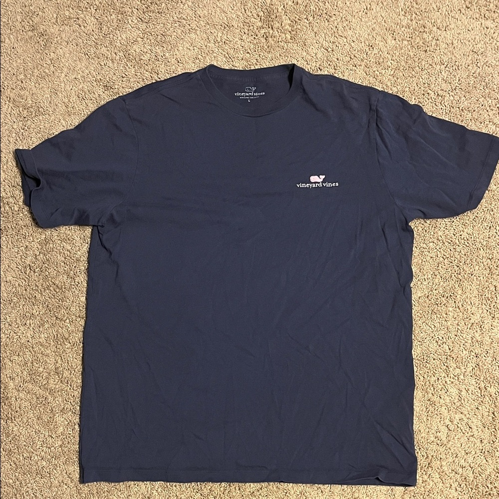 Vineyard Vines Men's Classic Blue Tee size large